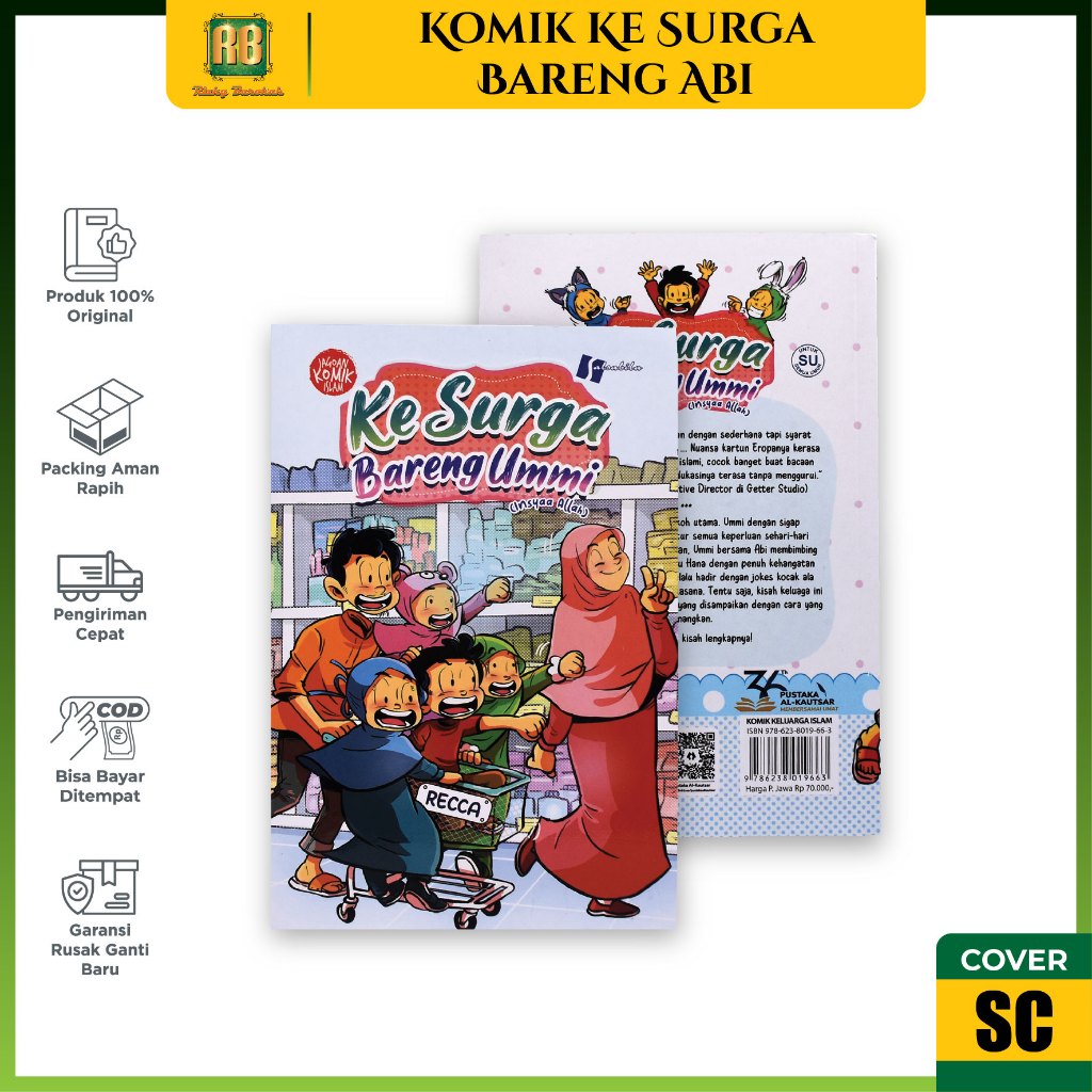 Komik Islam Ke Surga Bareng Ummi Buku Cerita Anak Muslim Bergambar Edukatif Original