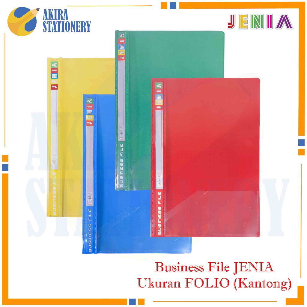 

Map Business File Kantong Folio Jenia / Map Dokumen Plastik Bussines + Pocket / Bisnis File Acco Plastik F4