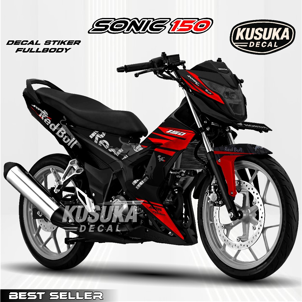 KSK Decal ~ Stiker Fullbody New Sonic 150 Motif Redbull