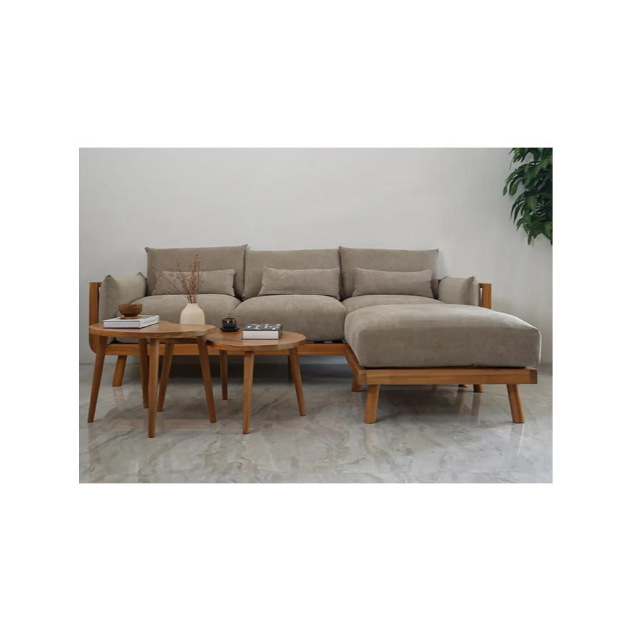 Micha Sofa L - Sofa Kayu Jati