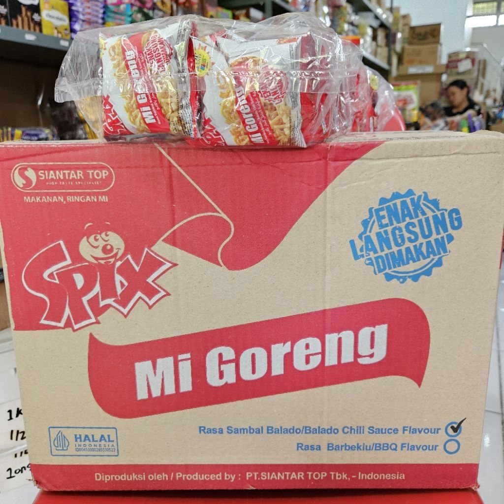 

1 Dus Spix Mi Goreng Siantar TOP isi 100 Bks
