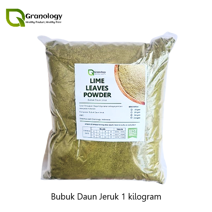 

Bubuk Daun Jeruk Purut / Lime Leaves Powder (1 kilogram) by Granology