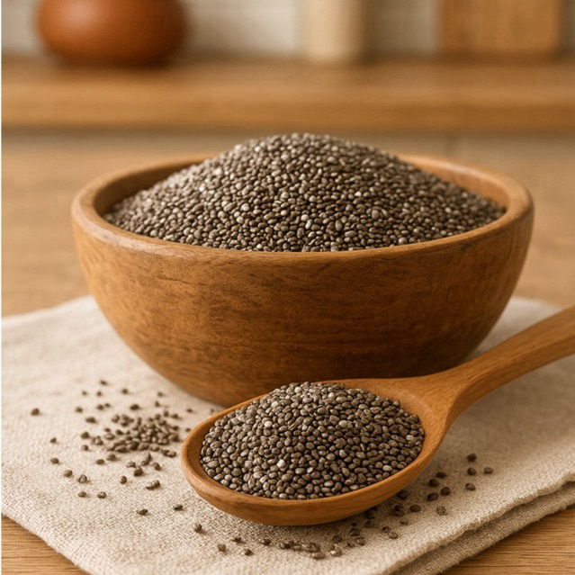 

[ORGANIK] PREMIUM CHIASEED PERU biji chia hitam topping smoothies chia seed untuk diet makanan sehat sumber serat high fiber chiaseeds beda dengan biji selasih kemasan kecil toples dan pouch