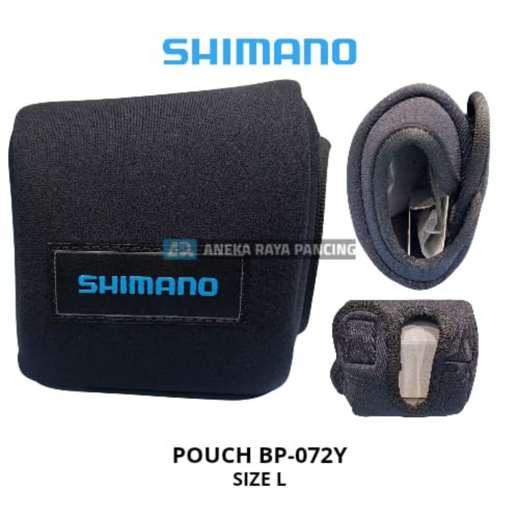 POUCH SHIMANO BP-072Y / Sarung Ril Overhead Original Shimano / Sarung Reel Baitcasting