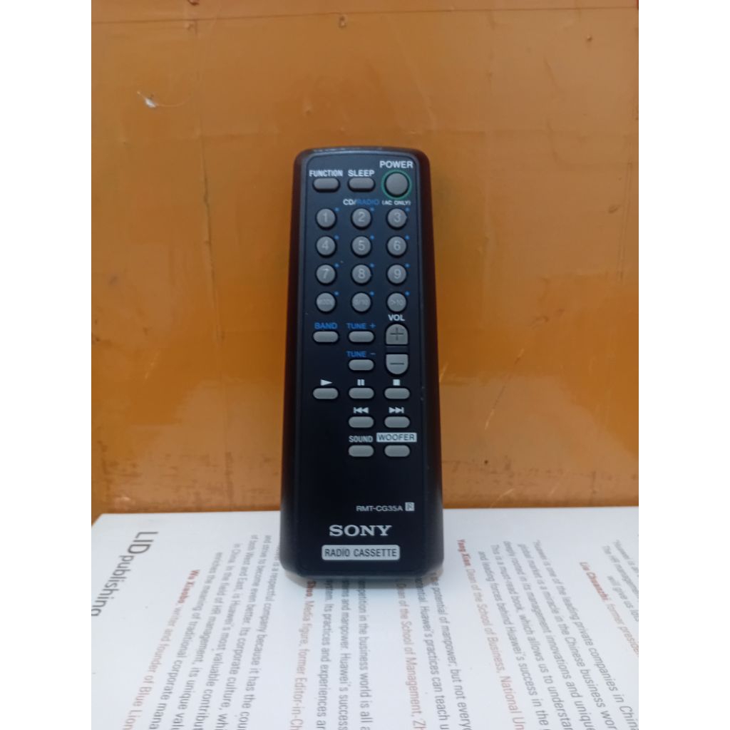 REMOTE RADIO CASSETTE SONY SERI RMT-CG35A ORIGINAL