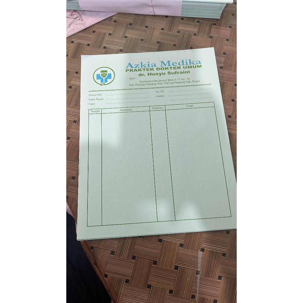 CETAK REKAM MEDIS (KARTU RM)