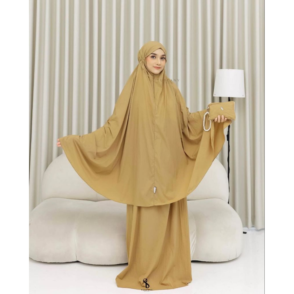 Mukena Travel The Notebook by Tuscany | Mukena Travel | Mukena Simple | Tuscany | D'Hijab of Mey