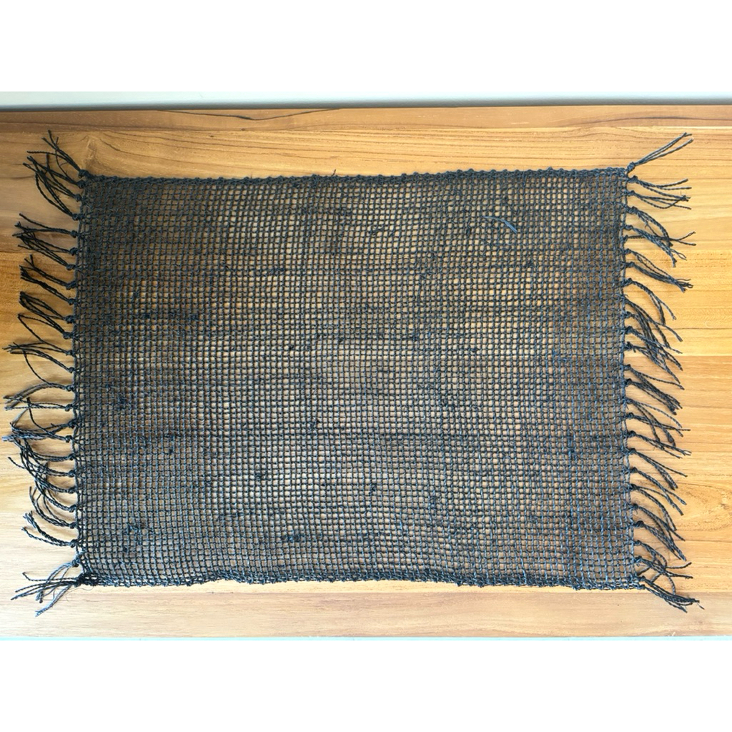 placematte agel hitam / alas piring dekorasi / dekorasi rumah estetik