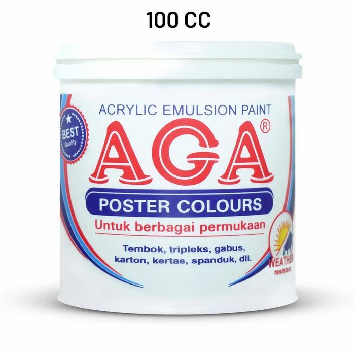 

CAT POSTER AGA 100CC Warna/ Cat Akrilik/Cat Poster