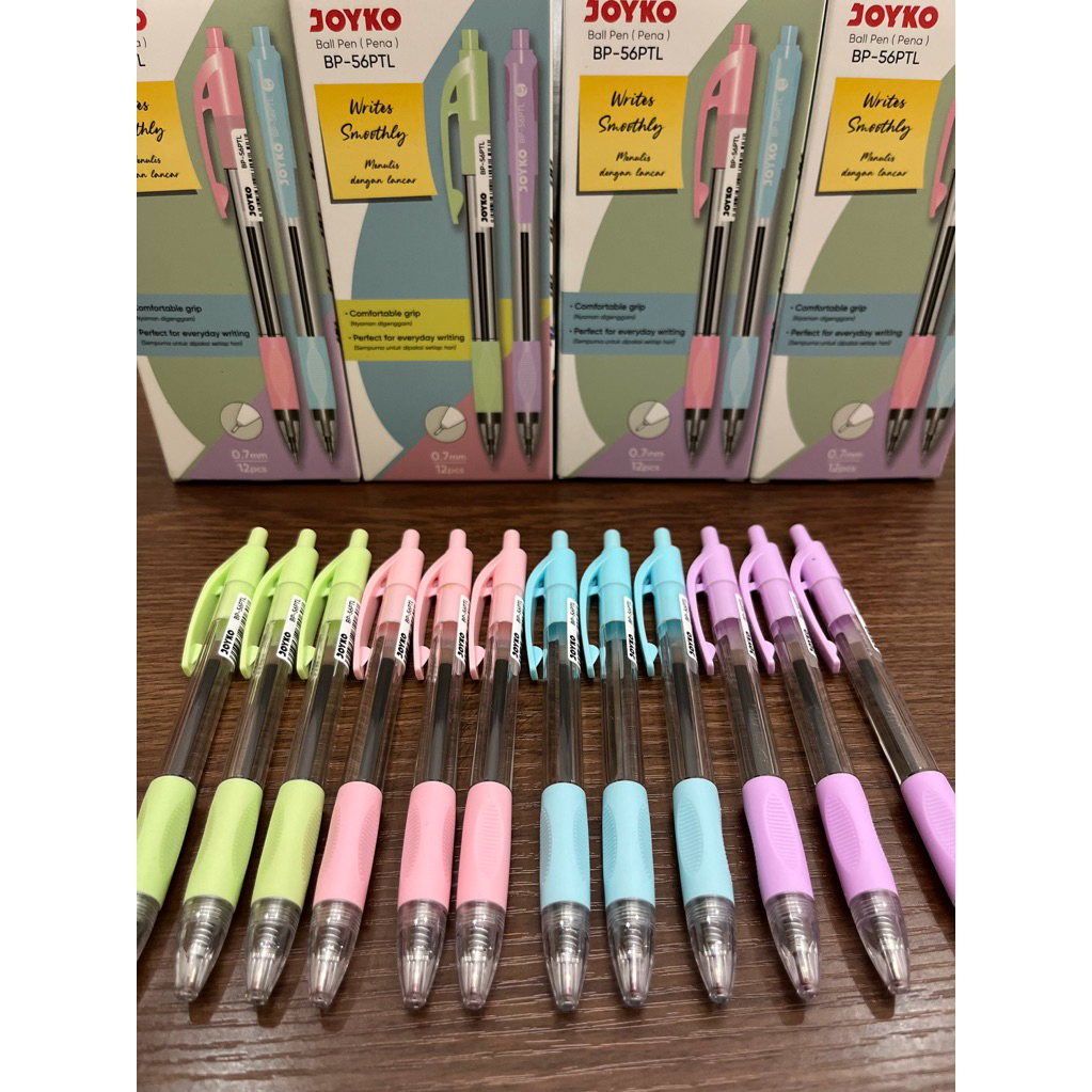 

PULPEN JOYKO BP- 56 PTL 0.7mm 1 pack isi 12 pcs
