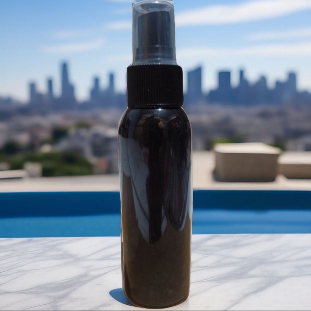 botol spray hitam 100ml grosir