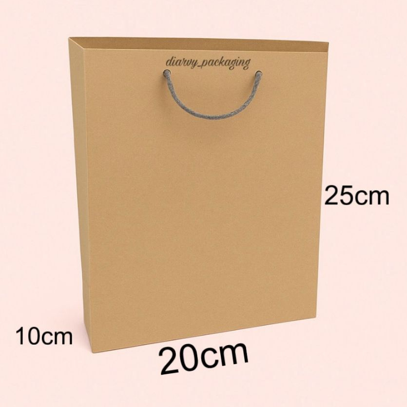 

Paper bag polos 20 x 25 | Paperbag coklat | Tas souvenir | Tas kertas snack