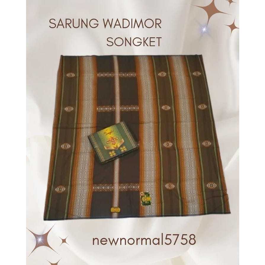 Sarung Wadimor Songket - ISI 10 PCS DAN 20 PCS / 1 KODI