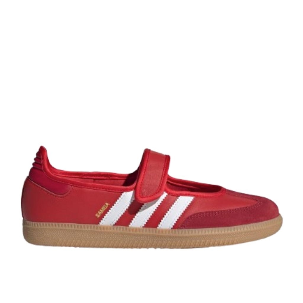 Sepatu Adidas Samba OG Red White Mary jane