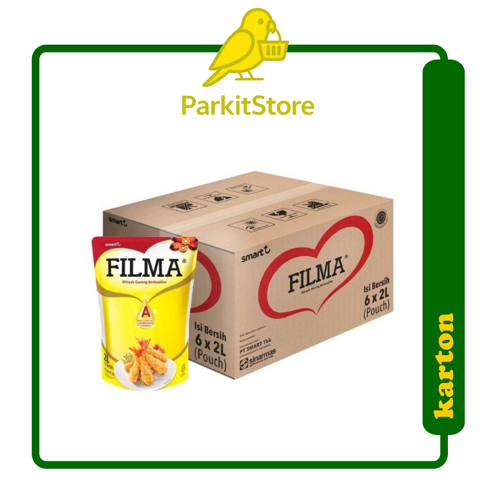 

FILMA MINYAK GORENG KEMASAN 2 LITER KARTON (ISI 6) KHUSUS INSTANT