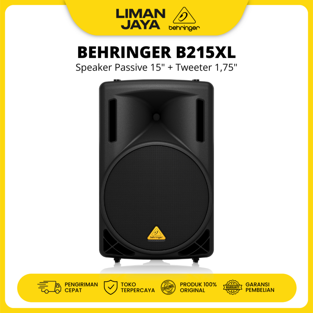 Behringer B215XL Passive Speaker Pasif 15" 15 Inch 1000 Watt B-215XL B 215XL 215 Floor Monitor