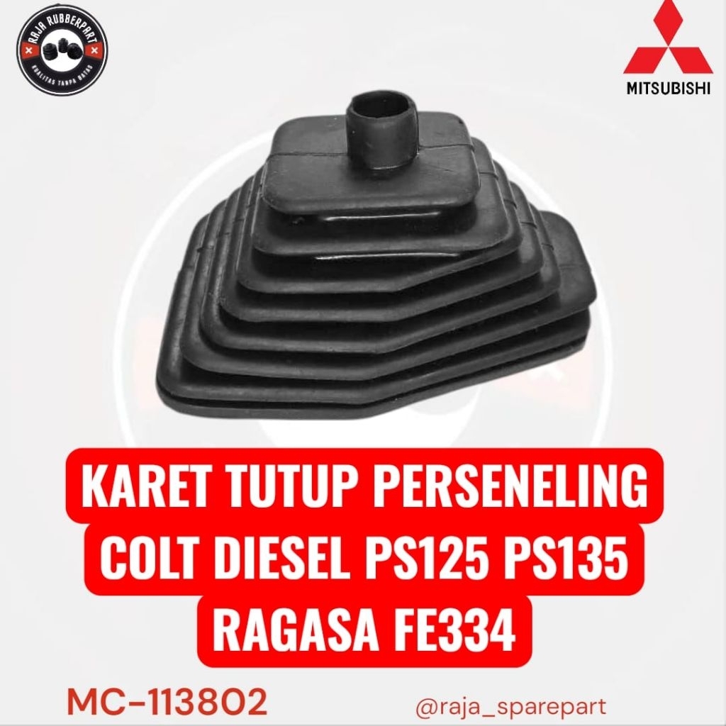 Karet Tutup Tongkat Tuas Gigi Perseneleng Perseneling Colt Diesel Ragasa PS100 PS120 PS135 RAGASA