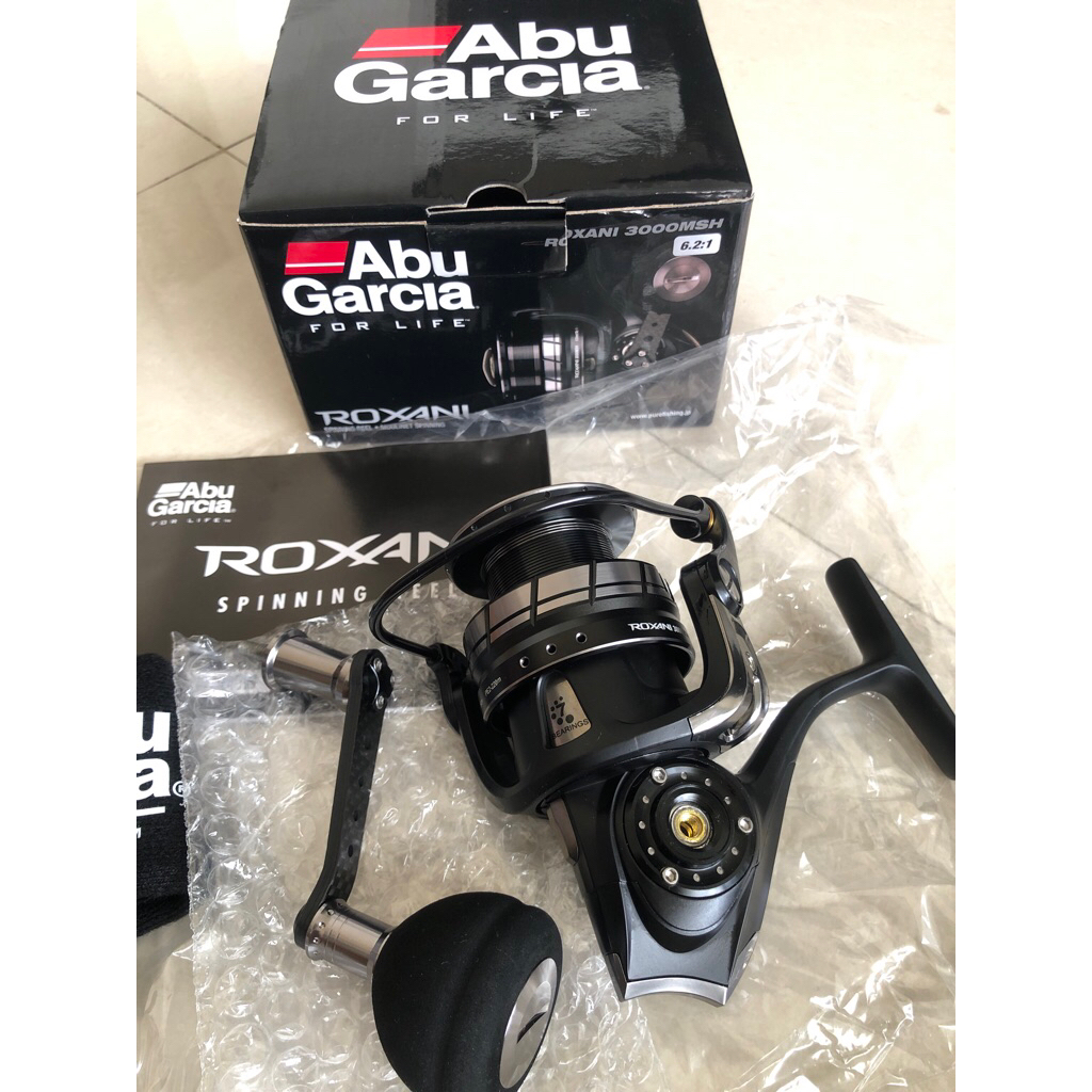 reel spin abu garcia roxani 3000MSH new/baru