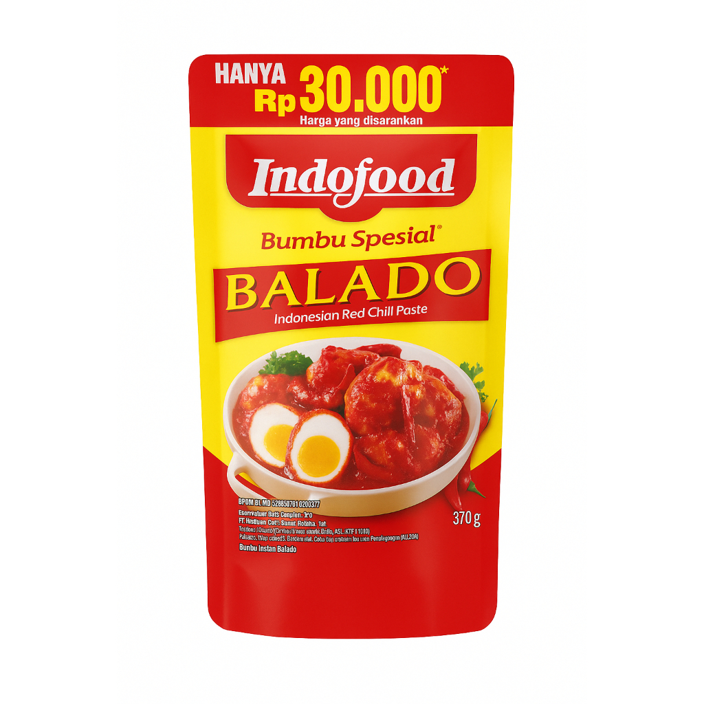 

bumbu instan indofood balado merah pouch 600