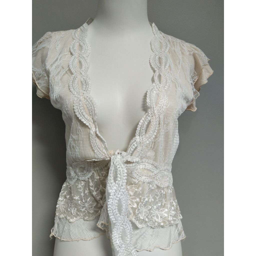 Bolero kawaii renda bordir