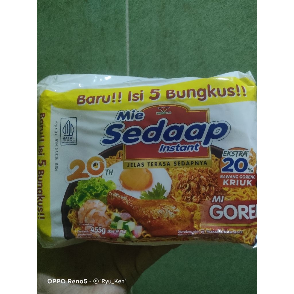 

Mie sedaap goreng isi 5 pcs