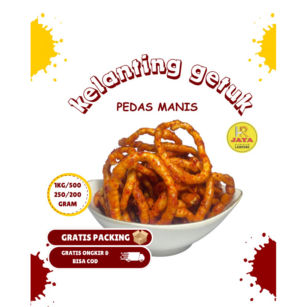 

PROMO Kelanting getuk singkong PEDAS MANIS / rujak kelanting