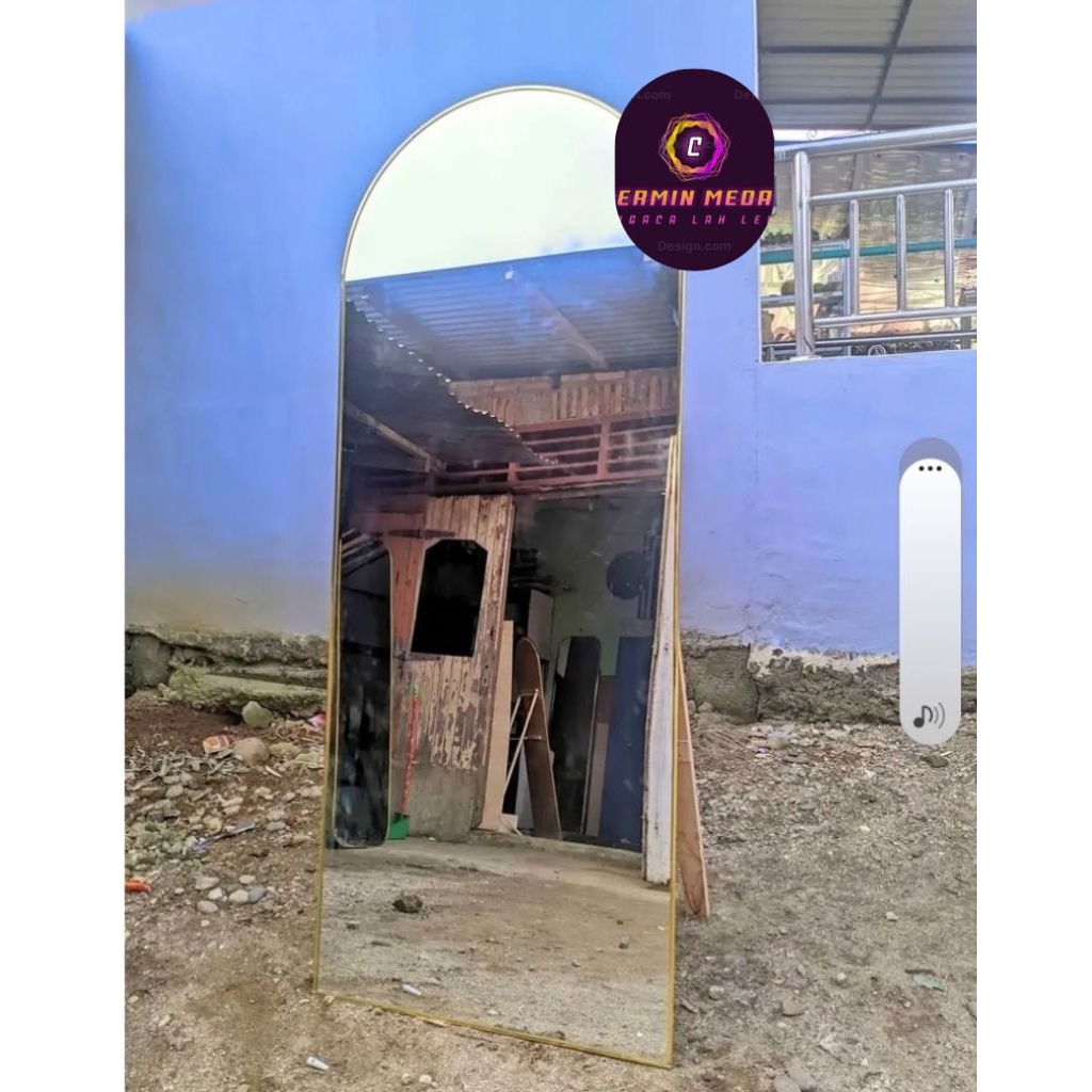 CERMIN STANDING MIRROR FULLBODY 60X150