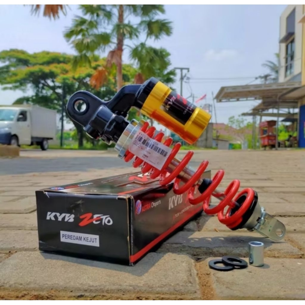 Kayaba Kyb Zeto shock belakang tipe tabung 300MM untuk motor Beat/Vario/Mio