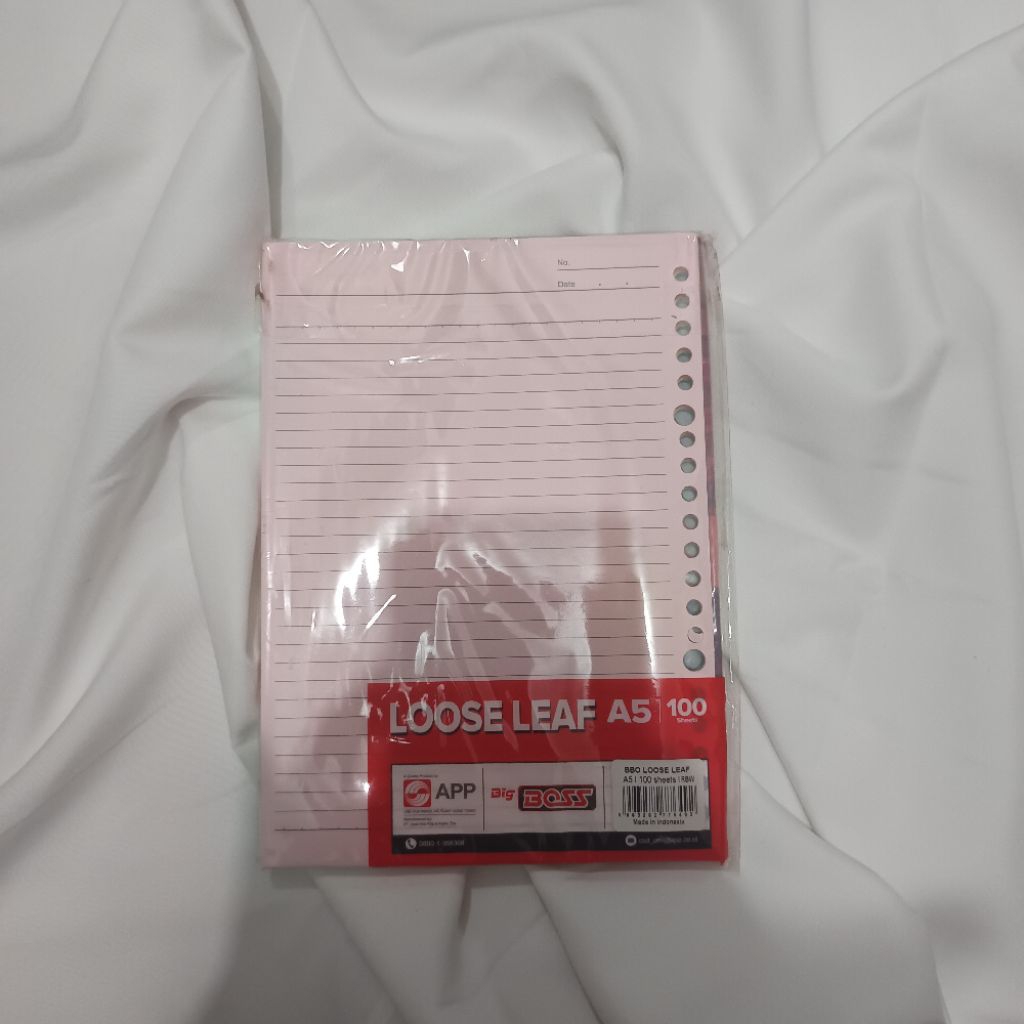

Loose Leaf Big Boss A5 Color Rainbow 100 Sheets