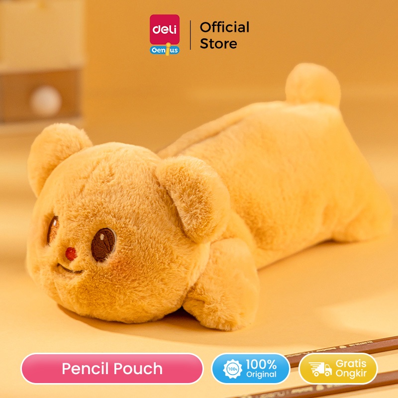 

Deli x Butterbear Kotak Pensil Boneka Beruang / Bear Pencil Pouch HY704