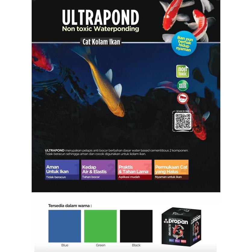 ULTRAPOND PROPAN CAT KOLAM IKAN 2 KOMPONEN