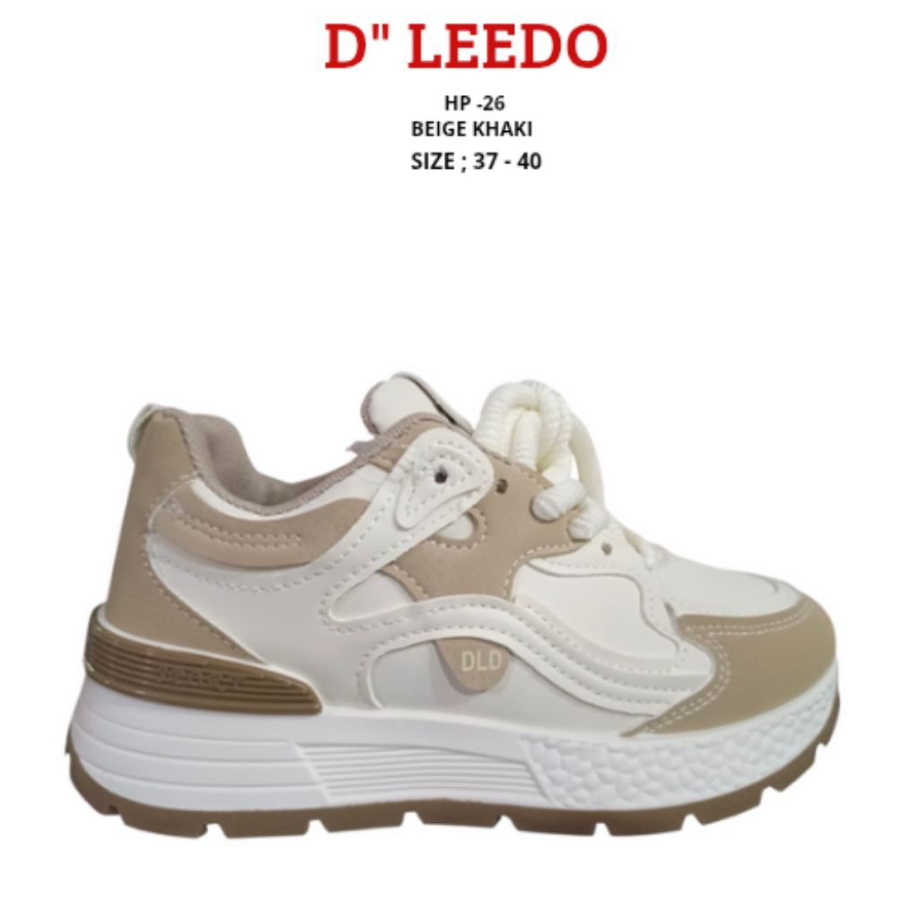 Sepatu Sneakers Wanita Dewasa D'leedo /Sepatu perempuan D' leedo casual Tali