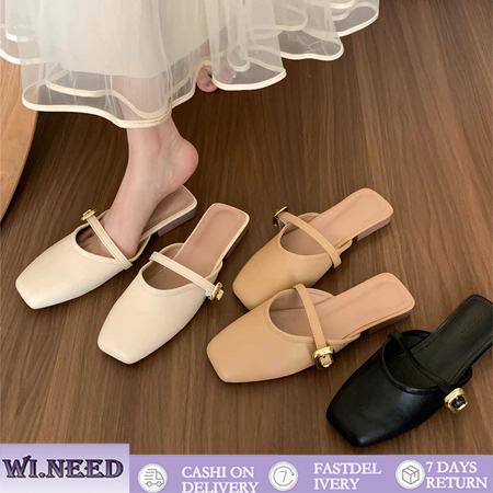 Sandal Wanita/Sandal Karet Jelly Wanita/Sandal Slop Wanita/Sandal Kekinian/Sendal Flat Kekinian Kare
