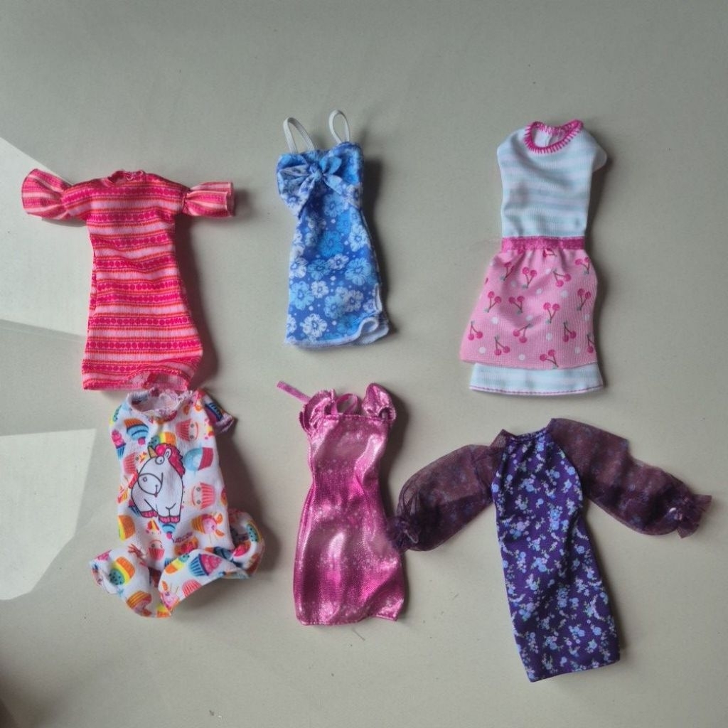 Baju Dress boneka Barbie ori mattel reject