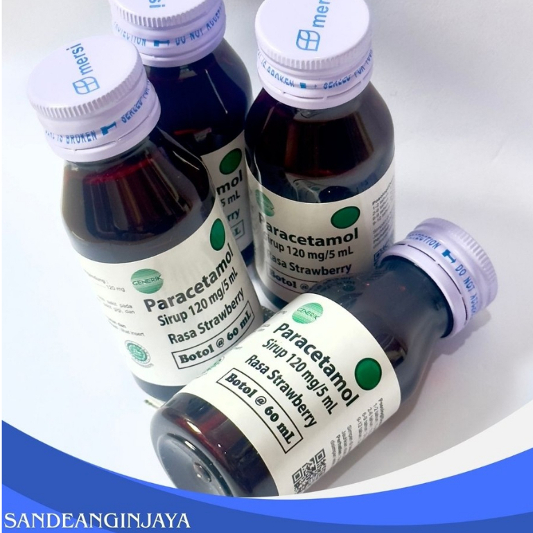 Paracetamol / Paracetamol Sirup Anak Rasa Strawberry 60 ml