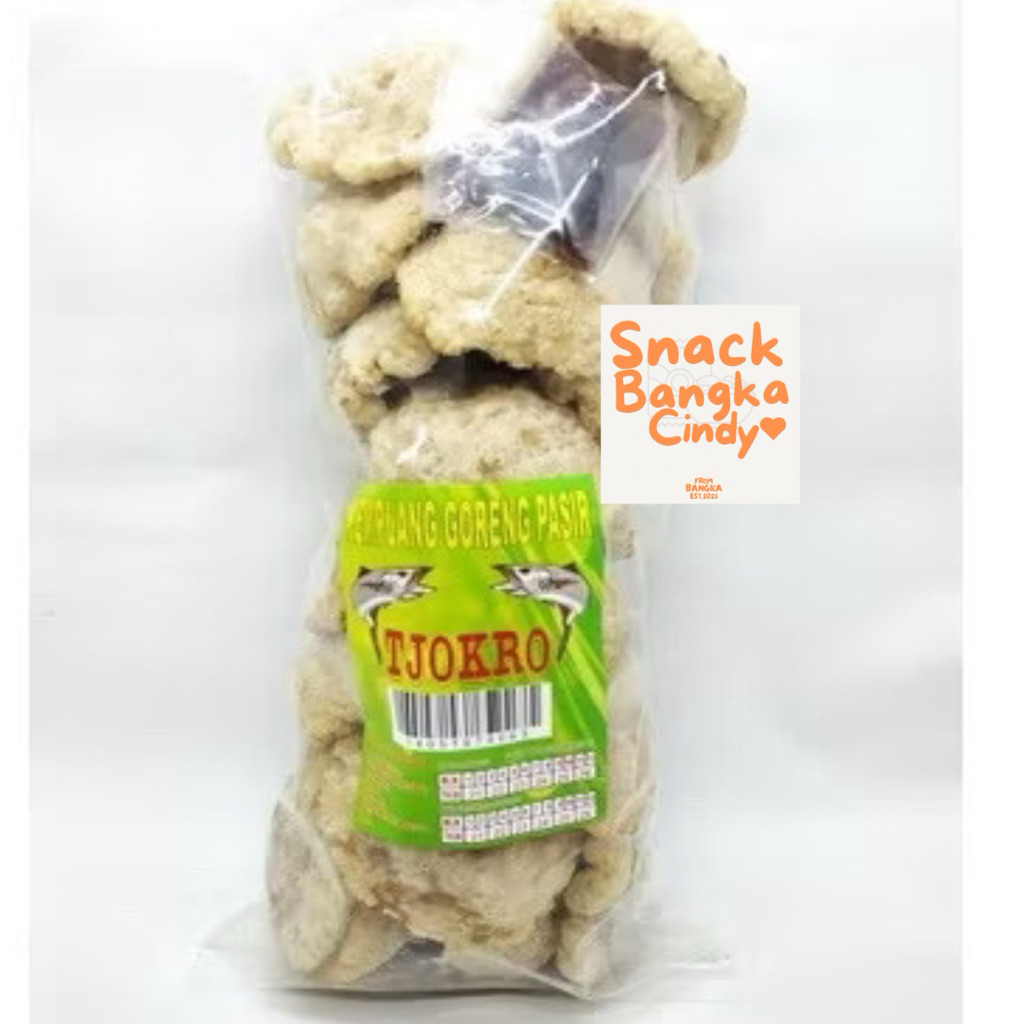 

Kerupuk Kempelang Pasir Goreng Cap Tjokro Snack Bangka