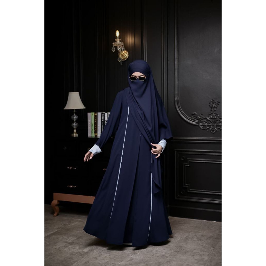 Abaya Blazer Set FK Medium (Royal Navy) Al Arabian Butik