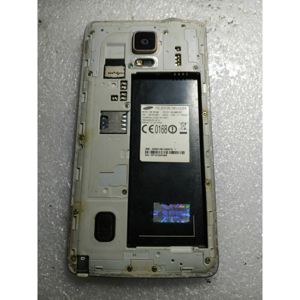 mesin samsung note 4 original normal