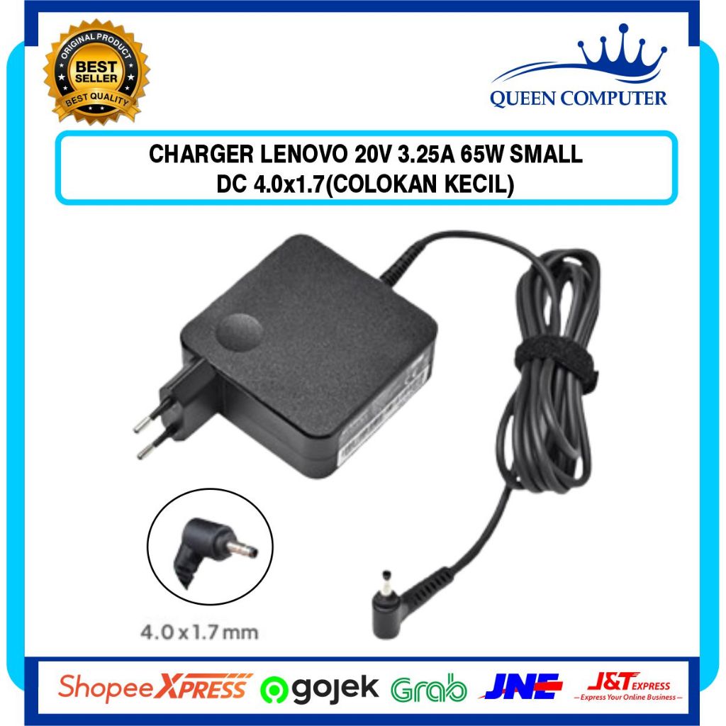 Adaptor Charger LENOVO Ideapad Slim 3 3i Flex 5 5i S340 S530 S145 20V 3.25A 65W
