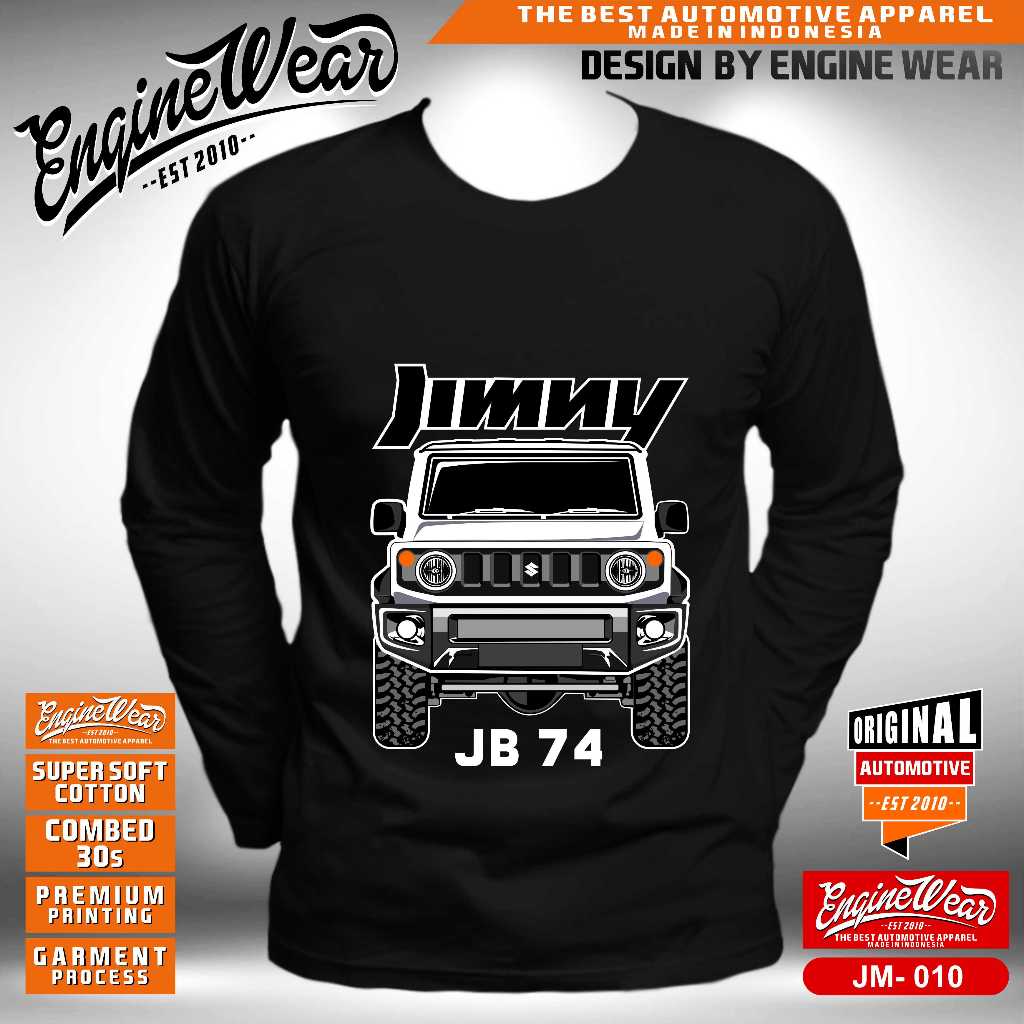 Kaos Jimny JB74 Kaos baju tshirt mobil Jeep Offroad suzuki jimny Otomotif 1 - Enginewear