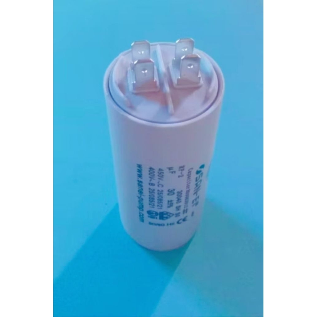 KAPASITOR POMPA SIBEL 30 UF/CAPACITOR SIBEL 30 UF/KAPASITOR POMPA SATELIT 30 UF/KAPASITOR POMPA CELU