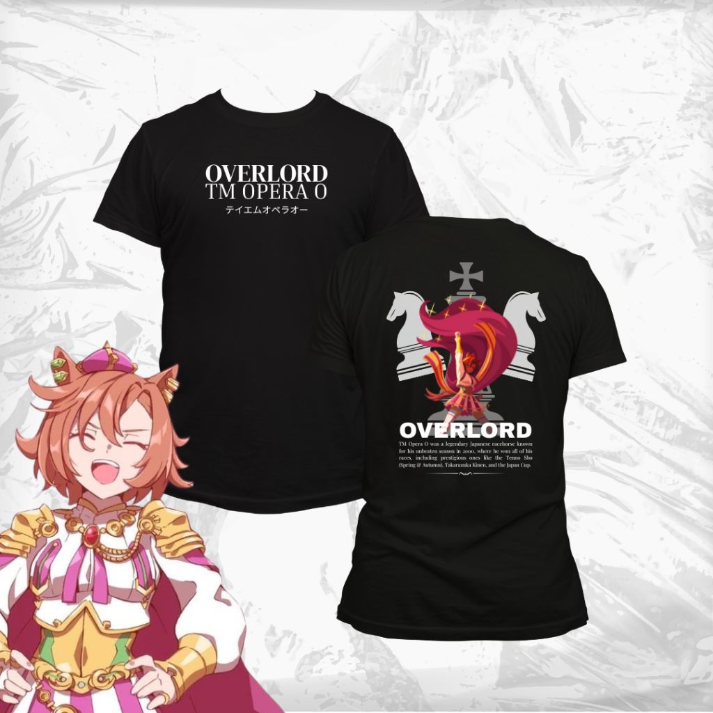 Kaos Uma Musume TM Opera O - Kaos Distro Katun Combed Premium 24s