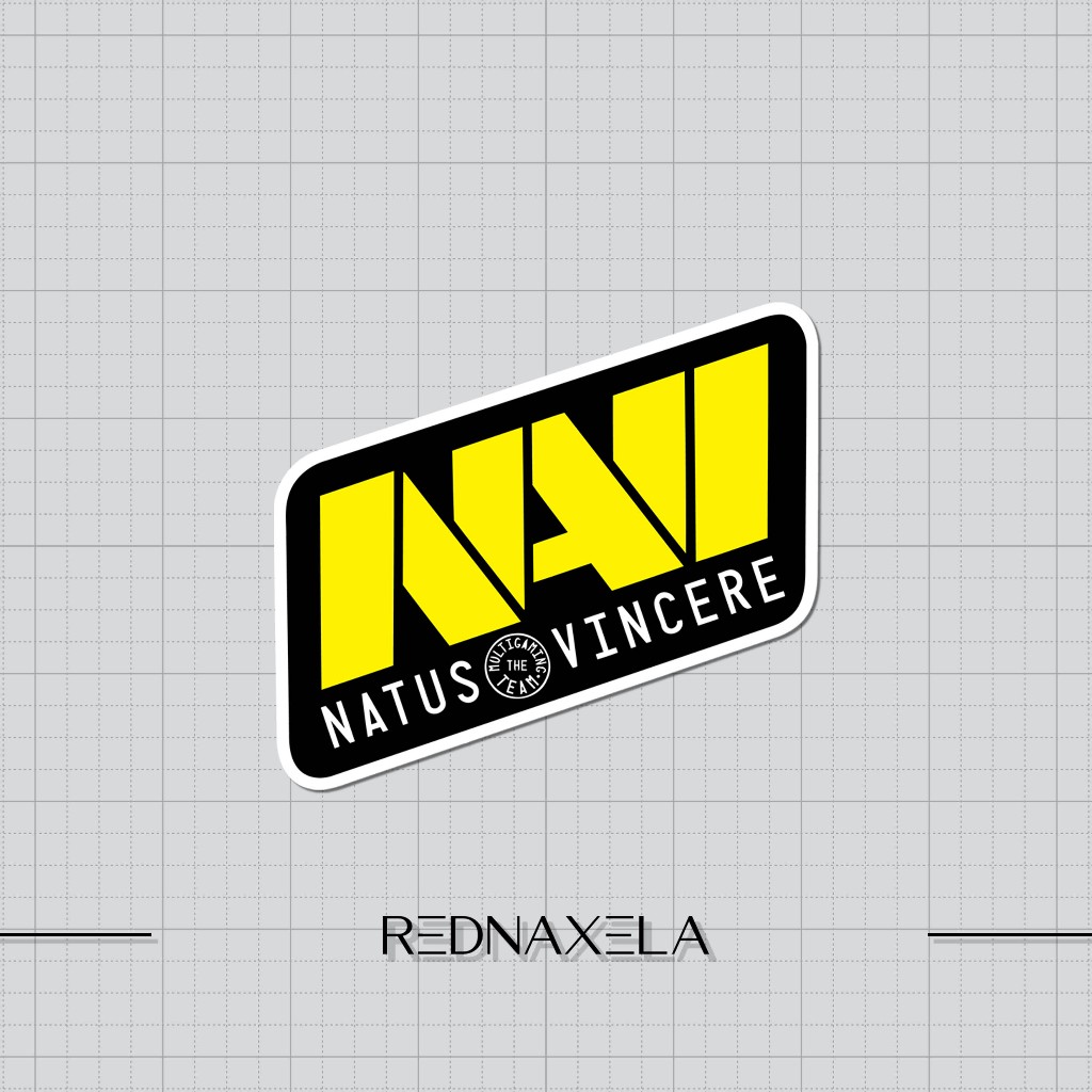 

Stiker Vinyl Natus Vincere NAVI Logo Esport Stiker Koper Outdoor Waterproof Sticker