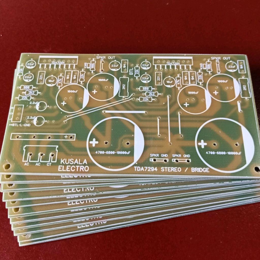 PCB TDA7294 Stereo / BTL + PSU + Resistor