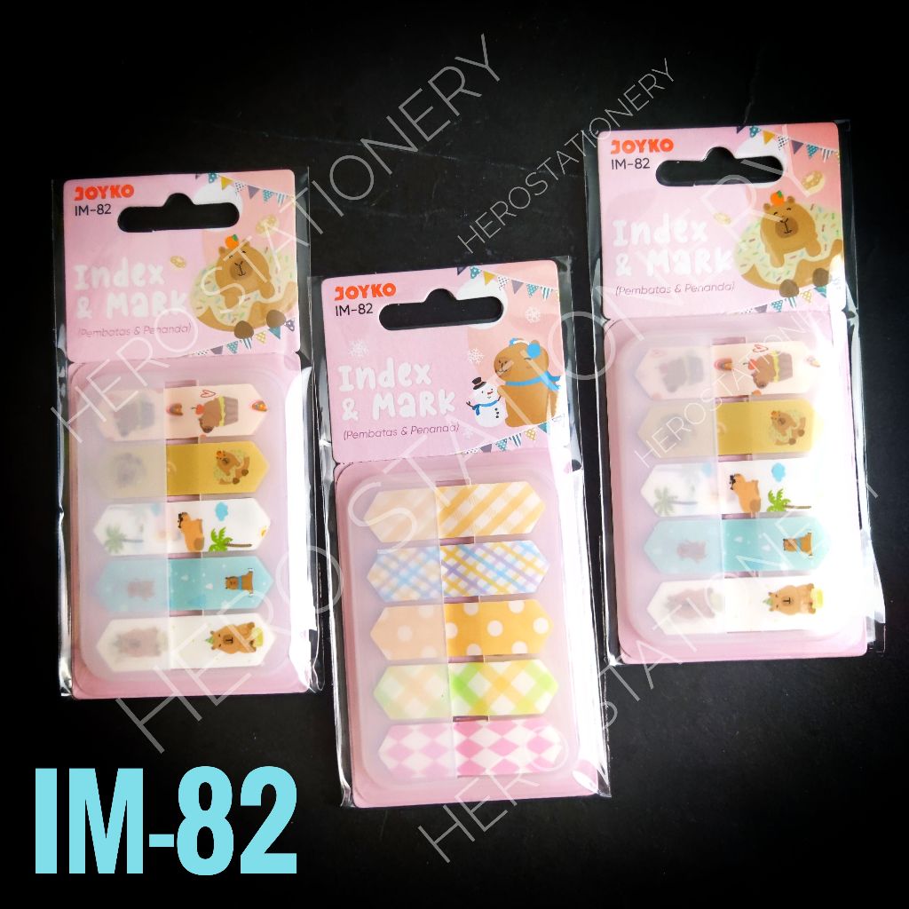 

Pembatas buku index mark plastik waterproof joyko IM-82