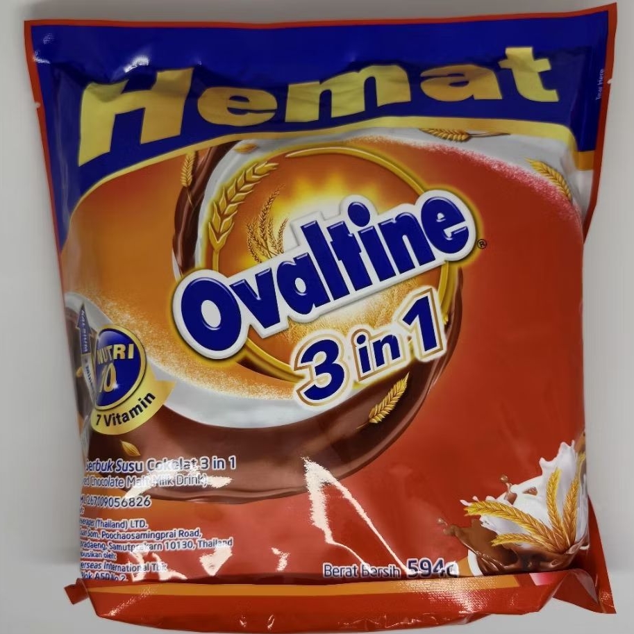 

Ovaltine 3 in 1 Susu Ovaltine 3in1 / Minuman Bubuk Coklat Stik (594 gr) Chocolate