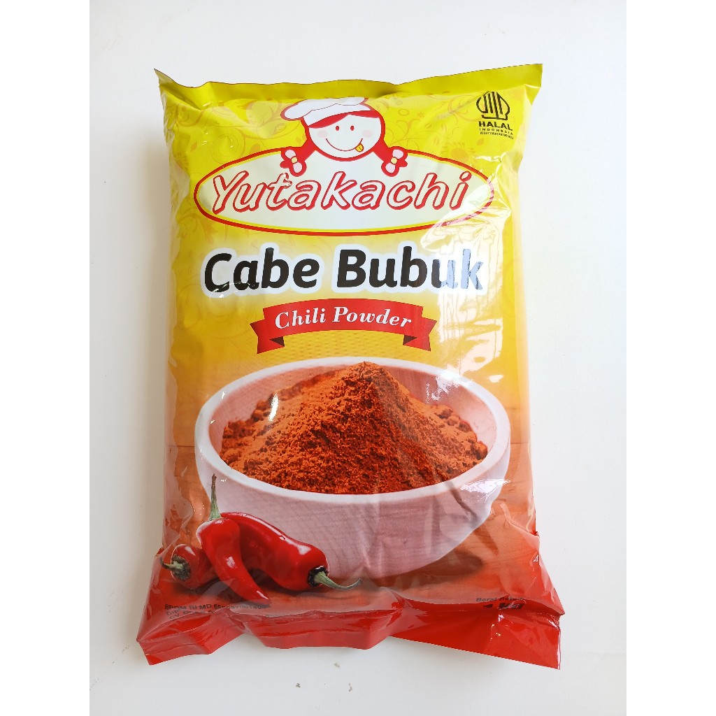 CABE BUBUK INDIA 1KG YUTAKACHI | CHILI POWDER | CABAI KERING BUBUK | SERBUK CABE | BUBUK CABAI