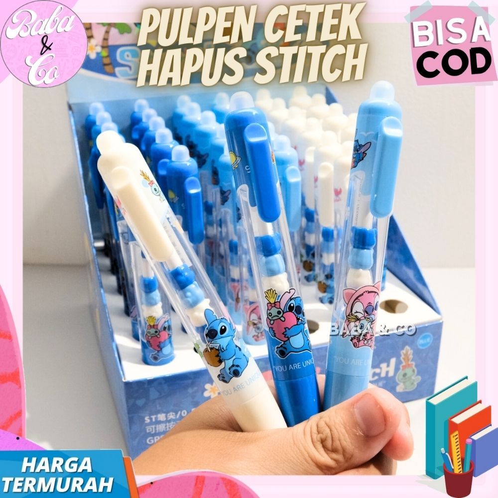 

PEN HAPUS STITCH CETEK MEKANIK PULPEN CETEK HAPUS STITCH LILO SERIES PULPEN ERASEABLE STITCH IMUT UNIK PULPEN STITCH HAPUS MEKANIK MURAH GROSIR COD