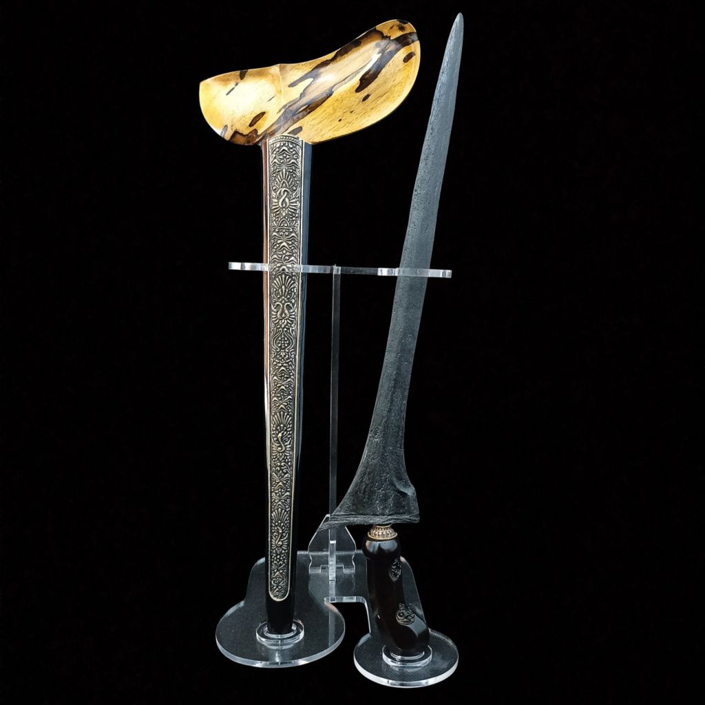 Keris Tilam Sari Pamor Keleng / Hurap / Pengawak Waja Tangguh Sedayu Era Majapahit Material Istimewa