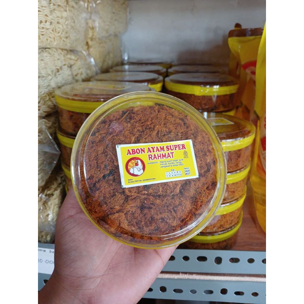 

Abon Ayam Super Rahmat Gurih Halal Enak Abon Ayam Jogja | 120 Gr